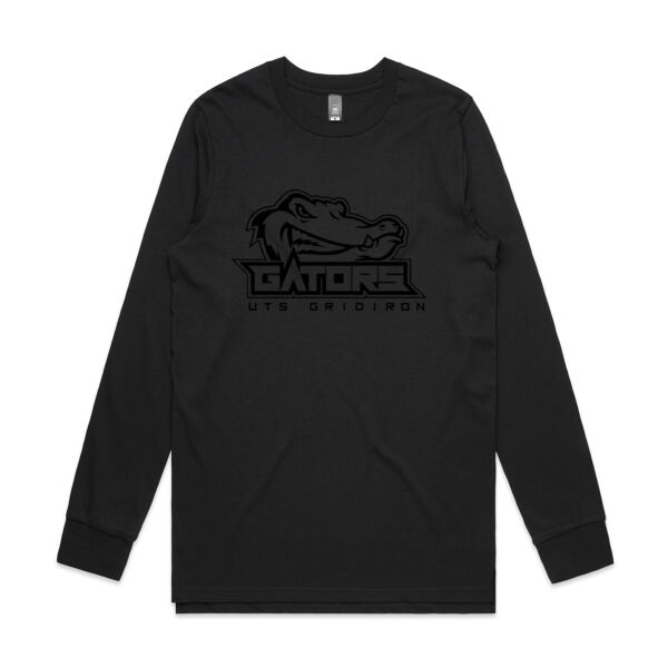 Black on Black Long Sleeve Gators Tee Thumbnail